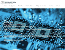 Tablet Screenshot of free-electron.com.ar